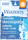 Bezpłatne warsztaty Wazony metodą decopuage w Bonarka City Center